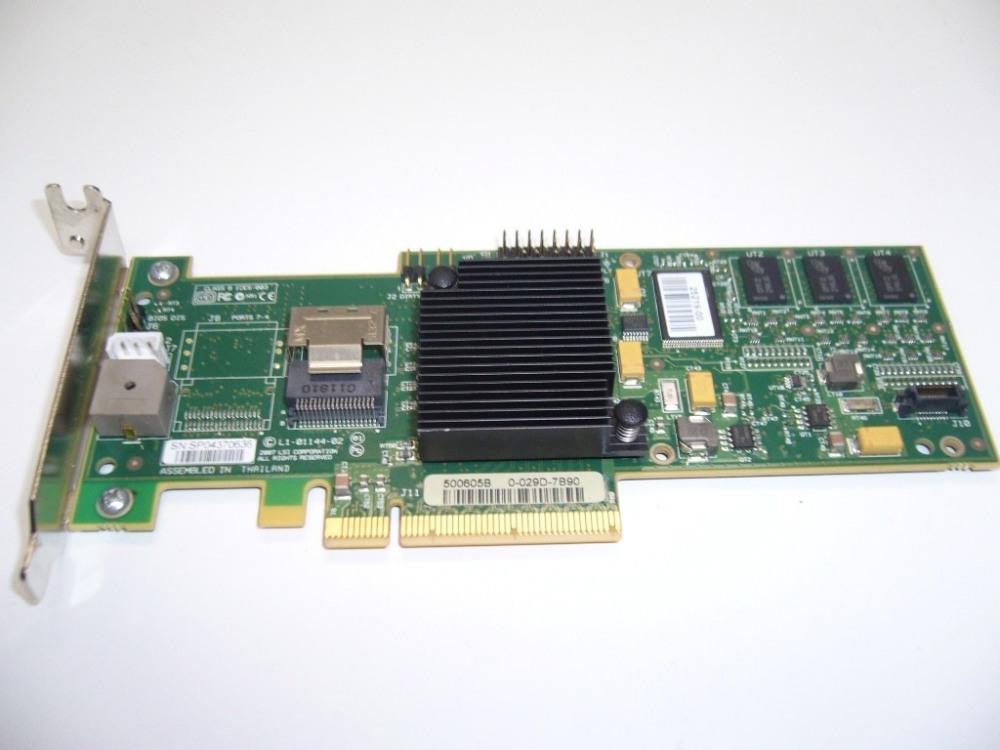 Raid controler Lsi MR Sas 8704EM2  pcie 01.JPG